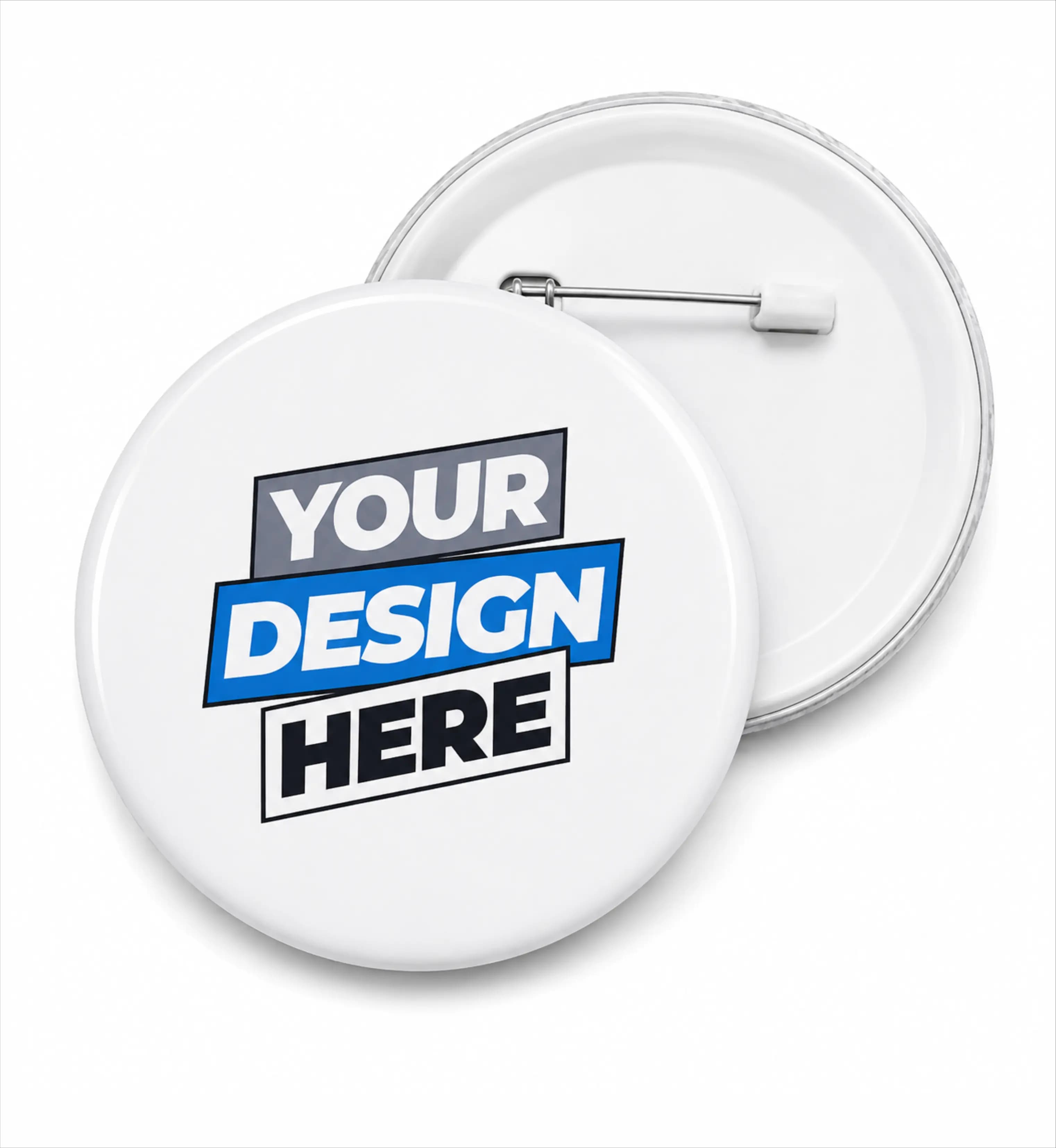 Round Pin Badge
