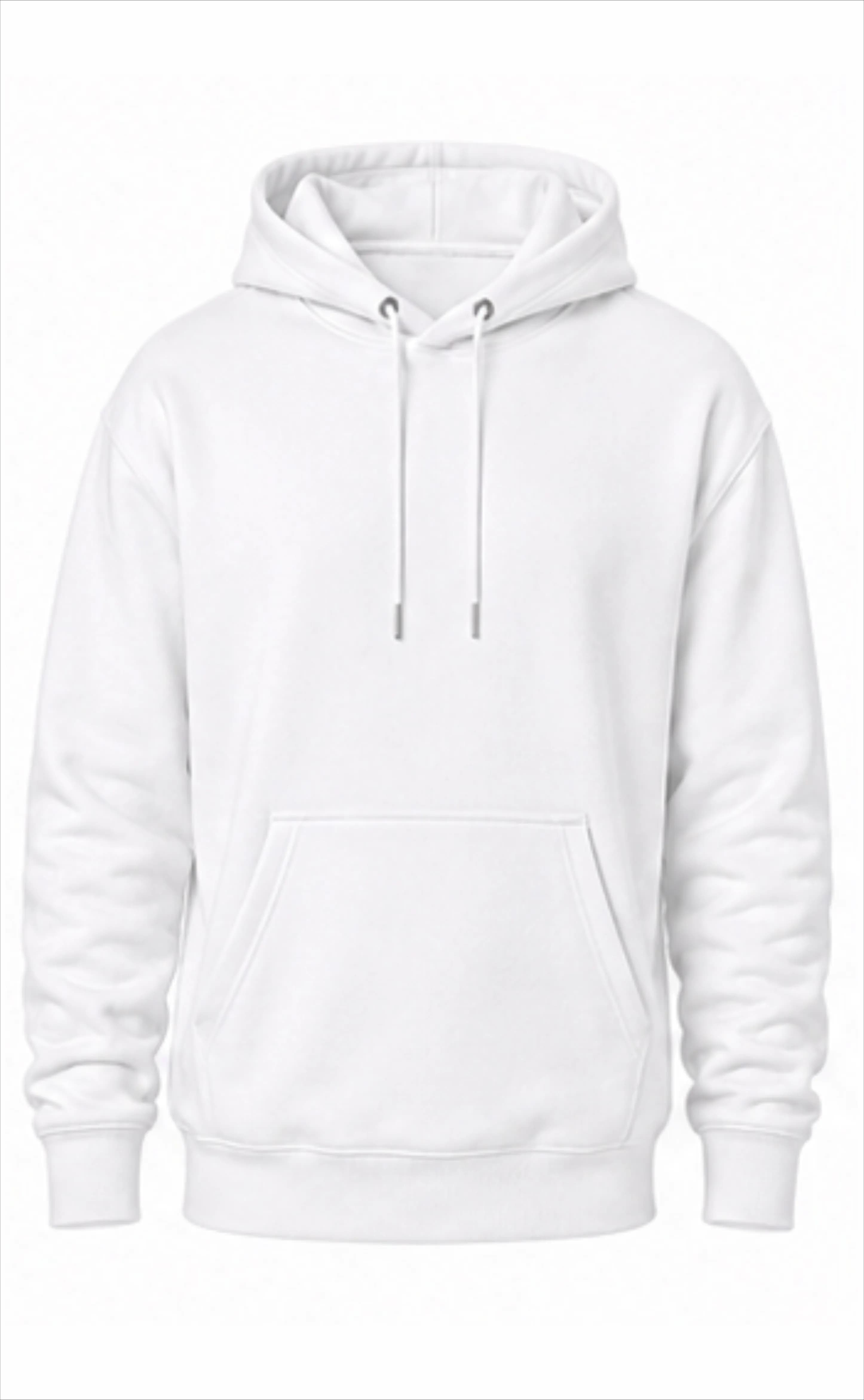 White Pull Over Hoodie